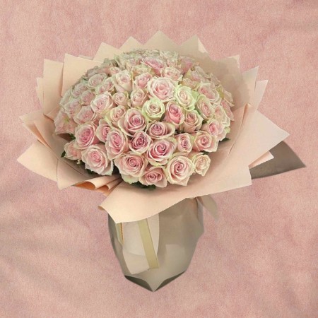 Bouquet of 61 Pink Roses